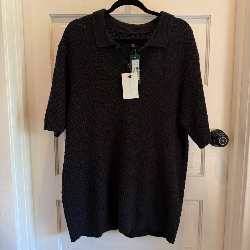 Brand New - The Commons Eyelet Polo Short Sleeve